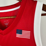Team USA HALIBURTON #9 Red 1:1 Quality NBA Jerseys 2024