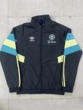 Manchester United  Black Windbreaker 24/25