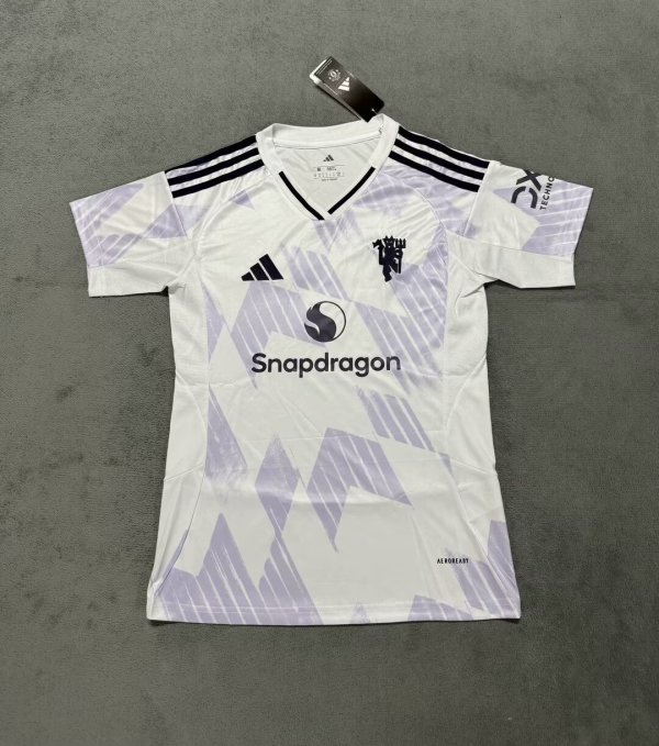 Manchester United Away Women Fans 1:1 Quality Soccer Jersey 25/26