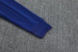 Brazil Hooded Long Sleeved Blue 1:1 Training suit 24/25