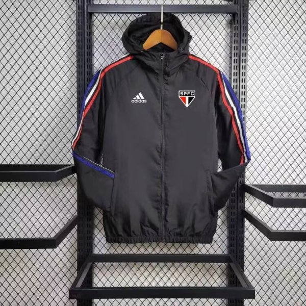 Sao Paulo Black Windbreaker 2024