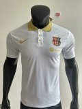 Barcelona Training Clothes White  PLayer 1:1 Quality Soccer Jersey 25/26