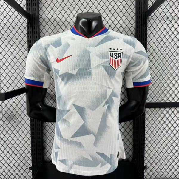 USA Home Player 1:1 Quality Soccer Jersey 25/26