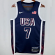 Team USA DURANT #7 Sapphire Blue 1:1 Quality  NBA Jerseys 2025