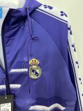 Real Madrid Retro Blue Windbreaker 25/26