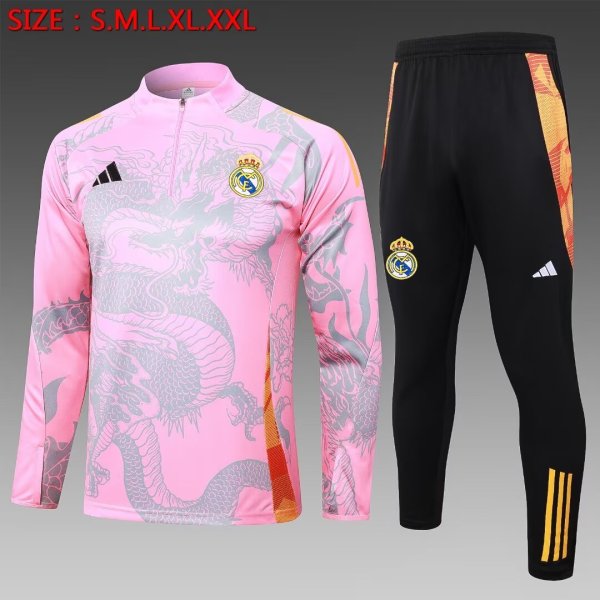 Real Madrid  Pink 1:1 Quality Training Jersey 24/25
