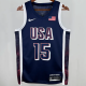 Team USA BOOKER #15 Sapphire Blue 1:1 Quality  NBA Jerseys 2025