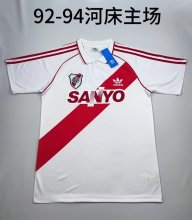 River Plate Home 1:1 Retro Quality Soccer Jersey 1992/1994