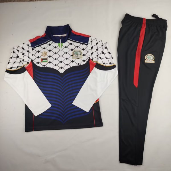 Palestine Training Royal Blue 1:1 Quality Training Jersey 16/17