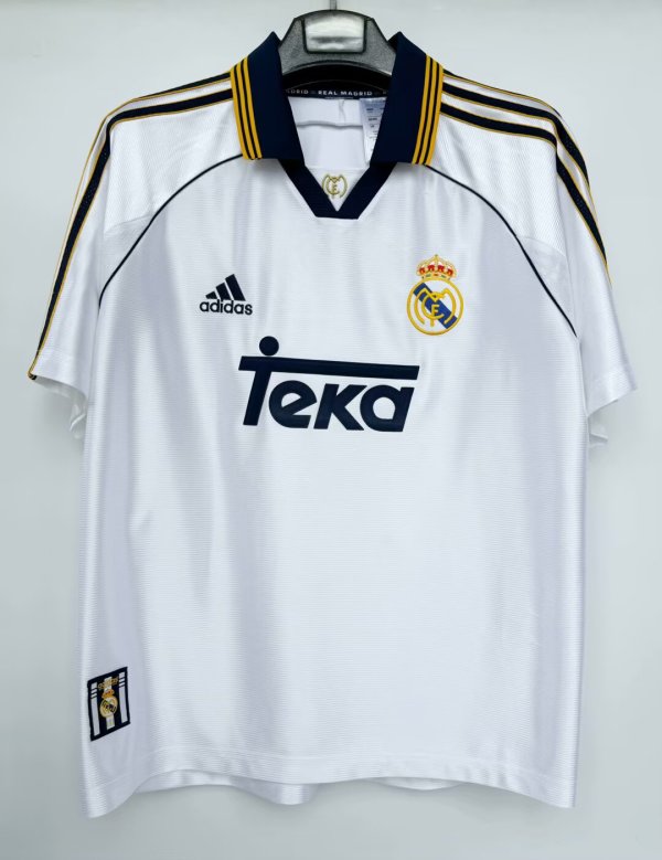Real Madrid Home 1:1 Quality Retro Soccer Jersey 1998/2000