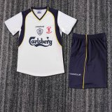 Liverpool  Kids Retro 1:1  Quality Soccer Jersey 2001/2002