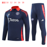 Manchester United Kids 1:1 Quality Training Jersey 24/25