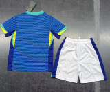 Brazil Away Kids 1:1  Quality Soccer Jersey 24/25