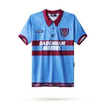 1995/1997 West Ham Away Fans Retro 1:1 Quality  Soccer Jersey