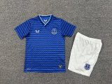 Everton Home Kids Kits 1:1 Quality  Soccer Jersey 25/26