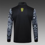 Brazil Black  Jacket Tracksuit 1:1 Quality 24/25