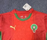 Morocco Home Red Fans 1:1 Quality Soccer Jersey 25/26