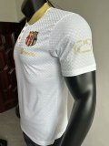 Barcelona Training Clothes White  PLayer 1:1 Quality Soccer Jersey 25/26