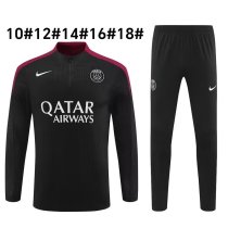 Paris Kids Black Player Version 1:1 Quality Training Jersey 24/25 Paris Kids Black Player Version 1:1 Quality Training Jersey 24/25
