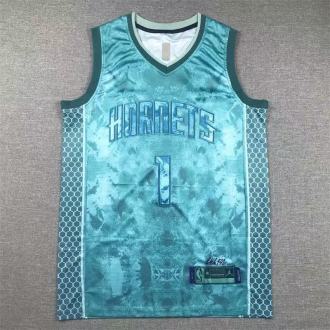Hornets BALL #1  1:1 Quality NBA Jersey