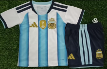 Argentina Home  Kids  1:1 Quality Soccer Jersey 26/27 (2026)