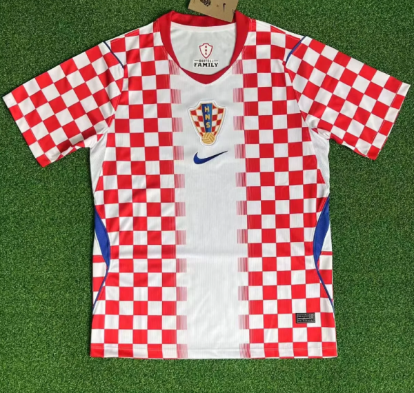 Croatia Home Fans 1:1 Quality Soccer Jersey 26/27（2026）