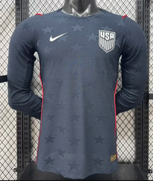 USA  Away Long Sleeve Player  1:1 Quality Soccer Jersey 26/27（2026）