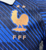 France Home Long Sleeve Player  1:1 Quality Soccer Jersey 26/27（2026）