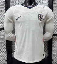 England Home Long Sleeve Player 1:1 Quality Soccer Jersey 26/27(2026) England Home Long Sleeve Player 1:1 Quality Soccer Jersey 26/27(2026)