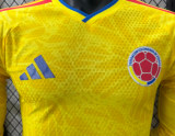 Colombia Home Long Sleeve Player  1:1 Quality Soccer Jersey 26/27（2026）