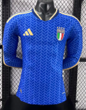 Italy Home Long Sleeve Player  1:1 Quality Soccer Jersey 26/27（2026）