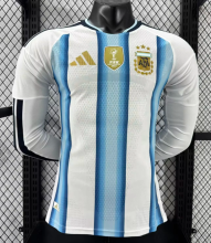 Argentina Home Long Sleeve Player  1:1 Quality Soccer Jersey 26/27（2026）
