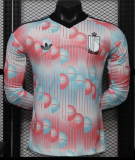 Belgium Away Long Sleeve Player  1:1 Quality Soccer Jersey 26/27（2026）