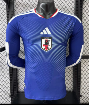 Japan Home Long Sleeve Player 1:1 Quality Soccer Jersey 26/27(2026) Japan Home Long Sleeve Player 1:1 Quality Soccer Jersey 26/27(2026)