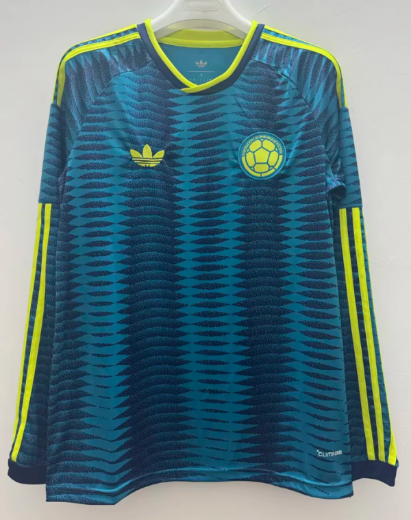 Colombia Away Long Sleeve  Fans 1:1 Quality Soccer Jersey 26/27（2026）