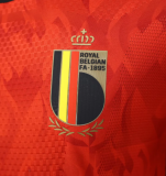 Belgium Home Long Sleeve Player  1:1 Quality Soccer Jersey 26/27（2026）