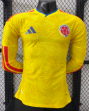 Colombia Home Long Sleeve Player  1:1 Quality Soccer Jersey 26/27（2026）