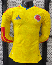 Colombia Home Long Sleeve Player 1:1 Quality Soccer Jersey 26/27(2026) Colombia Home Long Sleeve Player 1:1 Quality Soccer Jersey 26/27(2026)