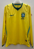 Brazil Home Long Sleeve  Fans 1:1 Quality Soccer Jersey 26/27（2026）