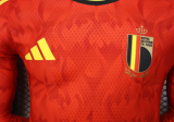 Belgium Home Long Sleeve Player  1:1 Quality Soccer Jersey 26/27（2026）