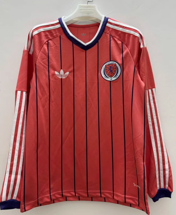 Scotland Away Long Sleeve  Fans 1:1 Quality Soccer Jersey 26/27（2026）