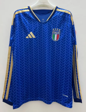 Italy Home Long Sleeve  Fans 1:1 Quality Soccer Jersey 26/27（2026）