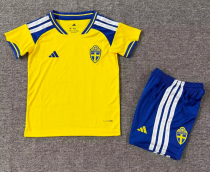 Sweden Home Kids 1:1 Quality Soccer Jersey 26/27 (2026) Sweden Home Kids 1:1 Quality Soccer Jersey 26/27 (2026)