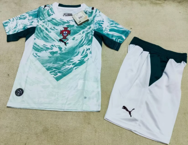 Portugal Away Kids 1:1 Quality Soccer Jersey 26/27 (2026)
