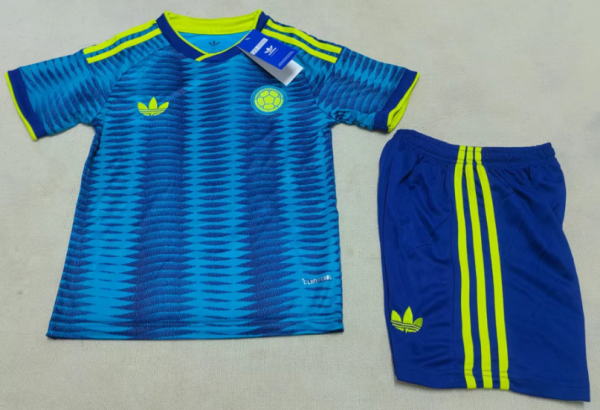 Colombia Away Kids 1:1 Quality Soccer Jersey 26/27 (2026)