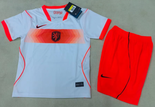 Netherlands Away Kids 1:1 Quality Soccer Jersey 26/27 (2026)