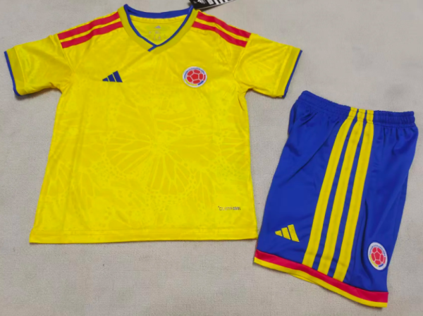 Colombia Home Kids 1:1 Quality Soccer Jersey 26/27 (2026)