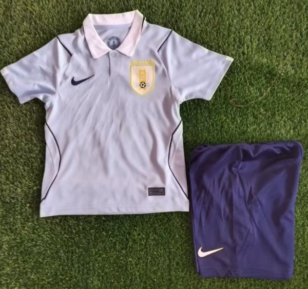 Uruguay Home Kids 1:1 Quality Soccer Jersey 26/27 (2026)
