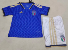 Italy Home Kids 1:1 Quality Soccer Jersey 26/27 (2026)