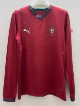 Portugal Home Long Sleeve  Fans 1:1 Quality Soccer Jersey 26/27（2026）